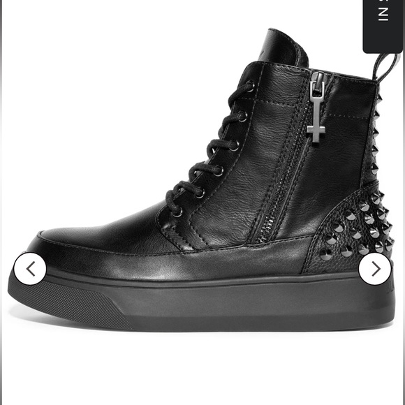 NWOT Unisex Blackcraft Cult Cain - Studded Sneaker Boot - Picture 2 of 8